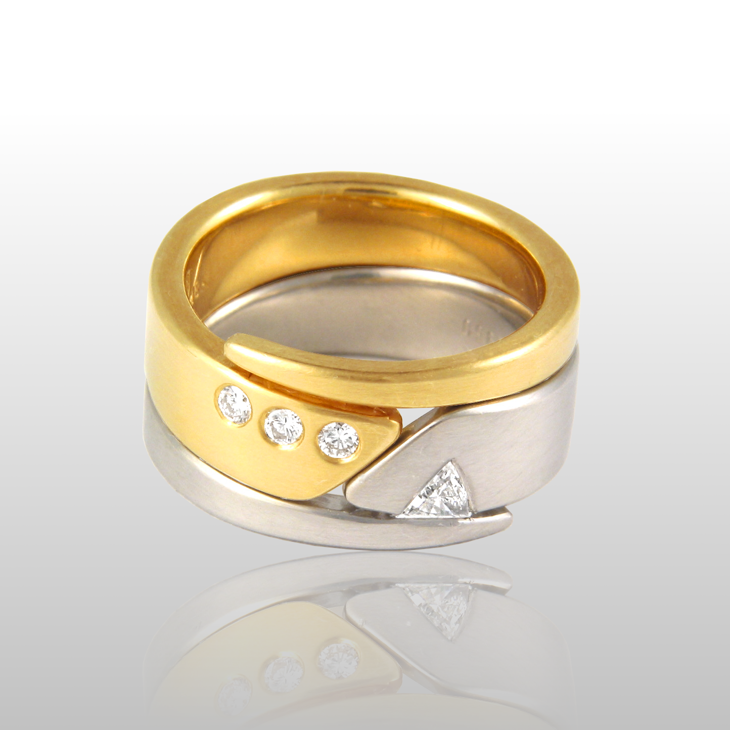 Contemporary wedding shop jewellery